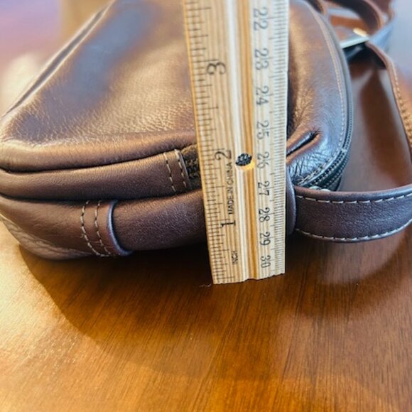 Derek Alexander Cross-Body Soft leather Purse - Copper - Picture 8 of 13